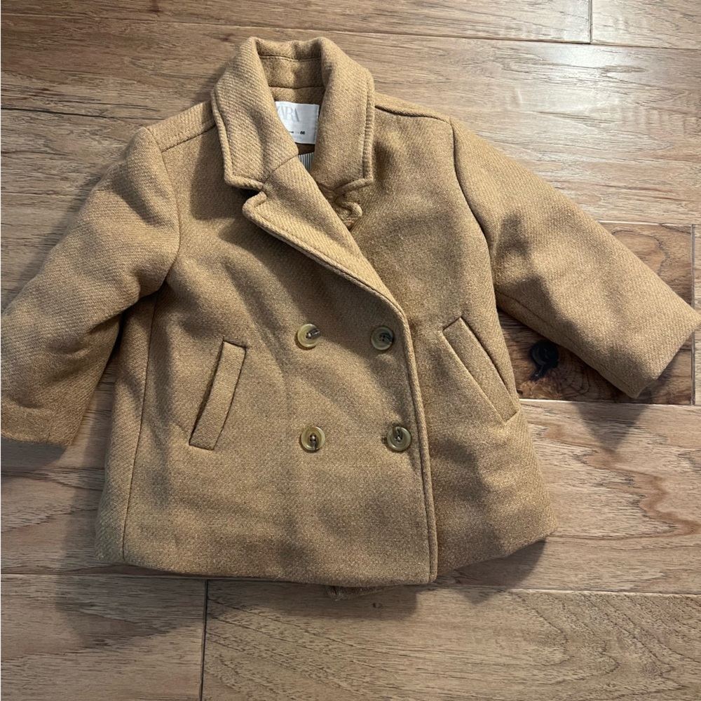 Like New Toddler Girl Peacoat - Worn Twice - Fully Lined